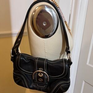 Vintage mini coach shoulder bag